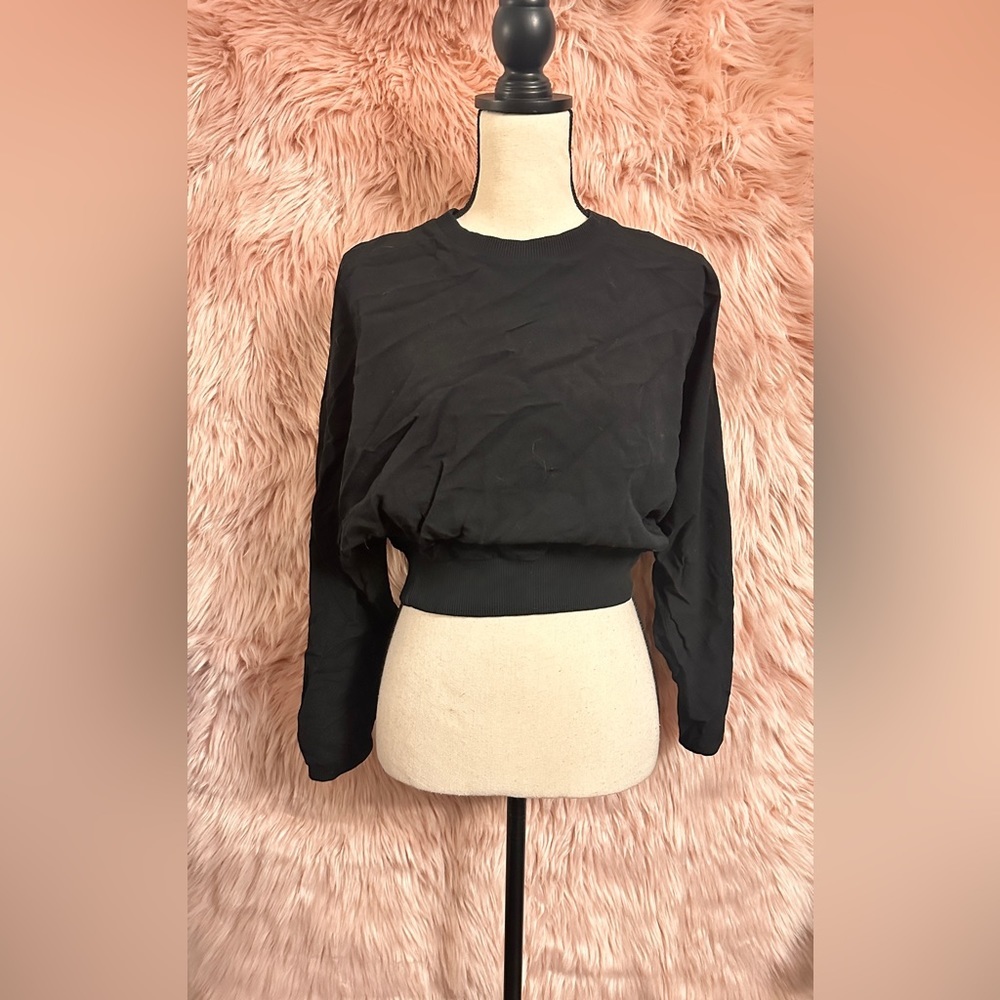 Pullover cinched waist top